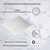 GGStudy 12 Inches Square Rain Shower Head Large Stainless Steel High Pressure Shower Head Ultra Thin Rainfall Bath Shower with Silicone Nozzle Easy to Clean and Install Chrome Shower Head
