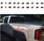 2pack King Ranch Emblems Side Fender Letter Kingranch Sticker Badge 3D Logo Replacement for 150 250 350 (Matte Black)