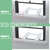 Memrita Air Conditioner Support Bracket No Drilling, AC Window Bracket, Fitting Single or Double Hung Windows, Heavy Duty Steel, Holds Up to 200 Ibs