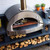 G.a HOMEFAVOR Pizza Oven Brush with Scraper, 46.5 inch Long Handle (Detachable), Brass Bristles for Pizza Oven