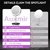 Auxmir 9" Large Lighted Makeup Mirror with Magnification, 1X/30X Double Sided Magnifying Mirror with Adjustable Height, Rechargeable Vanity Mirror with 3 Color Dimmable Lights, 360° Rotation