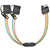 Nilight 4 Way Flat Trailer Y-Splitter Plug and Play Adapter Extension Harness for LED Tailgate Light Bar Trailer Lights,2 Years Warranty
