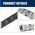 FZJDSD Front Lower Bumper Grille Trim ML3Z17B968AF Compatible with Ford F-150 Raptor 2021-2023