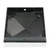 TODOKI 5.5 x 5.5 Actual Fence Post Caps (4 Pack) - Powder Coated Aluminum Deck Fence Covers - Matte Black Metal Pyramid Cap Ends - True 5.5 x 5.5 Wood Posts Toppers with Screws Included
