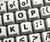 English US Large Lettering Keyboard Stickers (Upper CASE) White Background for Desktop, Laptop and Notebook