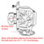 Beverage Water Bottle Drink Cup Holder Bracket Handlebar Mounting fits for CFMOTO Off-Road ATV CFORCE 600 All Years (Red)