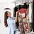 EXLIFBAG Wrapping Paper Storage, Gift Wrap Organizer Holder Double-Sided Hanging Gift Bag Storage Organizer