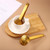 2pcs Tea Bag Squeezer Tongs, Stainless Steel Tea Bag Dispenser Gripper Picker Accessories Premium Teabag Squeezer Strainers Clip for Tea Drinkers Gifts (Golden)
