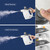 TICYACK Handheld Steam Cleaner, Steam Cleaner with 16 PCS Accessory & Safety Lock, 500ML Capacity, Multi-Surface Deep Cleaning for Home, Car, Bathroom, Grout, Floor, Window (White)