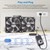 KEYFANCLUB Dual 120mm High CFM Computer Fans with AC Plug, AC 110V - 240V Variable Speed Fan, Cooling for Server Closet Cabinet Mining Machine Chassis Workstation
