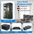 KEYFANCLUB Dual 120mm High CFM Computer Fans with AC Plug, AC 110V - 240V Variable Speed Fan, Cooling for Server Closet Cabinet Mining Machine Chassis Workstation