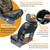 Mossy Oak Heavy Duty Premium Truck Seat Covers for Front Seats, Fits Full-Size Truck SUV, Padded Seat Cover with Bottom Wrap-around, Front & Rear Storage Pockets,Front Seat Protector, Waterproof, 2 pc