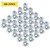25Pcs M6 Jack Nut Threaded Insert Petal Nuts Nutserts Jacknut Srew Anchor Spider Rivnut Blind for Plastic Polywood Pressboard Hardboard Steel Zinc