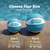 GoSports Water Basketballs 2 Pack - Size 6 (9 Inch), Great for Swimming Pool Basketball Hoops