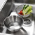 WAGENSTEIGER Stainless Steel Mixing Bowl and 3-Legged Colander Set, Multipurpose Kitchen Basket with Fine Mesh Colander, Salad Mixing Bowl with Strainer, Rinsing Vegetables & Fruits (22cm / 8.66")