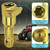 New Upgraded PTO Extender Adaptor for Tractor, Female 1 3/8 & 6 Spline, Male 1 3/8 & 6 Spline, Tractor PTO Extender for Up to Tractor
