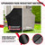 NEXCOVER 72 Inch Grill Cover - 600D Heavy Duty Waterproof and Weather Resistant BBQ Cover for Weber, Char Broil, Nexgrill, Holland - Fade Resistant, Black