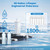 FOIRCEADAL 6 Pack Water Filter Replacement for Brita Filters, Pitchers and Dispensers, Classic 35557, OB03, Mavea 107007, Grand, Lake, Capri, and More, NSF Certified, BPA-Free