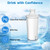 FOIRCEADAL 6 Pack Water Filter Replacement for Brita Filters, Pitchers and Dispensers, Classic 35557, OB03, Mavea 107007, Grand, Lake, Capri, and More, NSF Certified, BPA-Free
