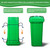 Foxmox Trash Can Locks for Animals - 2PCS Garbage Can Lid Locks with Heavy Duty Bungee for Raccoons Proof,Bears Proof and Wind-Resistant for 30-45 Gallon Cans