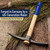 16” Hand Pick Axe - Forged Steel Pickaxe for Digging, Loosening Soil, or Weeding Tool - Dual Headed Adze Garden Hoe and Pick Mattock Digging Tool with Wood Handle by Kings County Tools