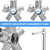 Upgraded Metal 10-in-1 Faucet Aerator Tool - Heavy-Duty Removal Key for M16.5-M28 Sizes, Hidden Thread/Housing Aerators, Home Plumbing Repair Must-Have