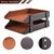 XNONE Leather Desk Organizer,2-Tier Stackable Letter Tray Holder,Office Supplies Desktop Storage Box for Document,Stationery,Magazines,Newspapers,Letters and Other Home Office Paper Sundries,Coffee