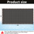 Hlimior 36 ft x 18 ft Black Pool Leaf Net for Rectangle Inground Above Ground Pool Screen Fine Mesh Sunshade Catches Leaves