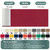 Linen Canvas Repair Tape, 4 x 63 in Claret Self-Adhesive Fabric Patch
