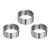uxcell 3Pcs Faucet Adapter, Female 0.85in to Female 0.93in Kitchen Sink Stainless Steel Tap Aerator Adapter to Connect Garden Hose, Water Filter, Standard Hose Diverter