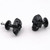 FANYUN 8 Pack Skull Skeleton Cabinets Knobs, Single Hole Pull Handle for Drawer Wardrobes Bookcases Dresser Closets Hardware Furniture Decoration (Black)