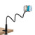 Selfdee Phone Holder for Bed, Gooseneck Clip Adjustable Phone Stand - Universal 360 Flexible Mount for Bedside headboard Lazy Long Arm Clamp Bracket (Style 1)