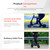 LUCK4U 100/55-6.5 Vacuum Tire for Dualtron Ultra 2 THUNDER II Kaabo Wolf Warrior Electric Scooter Tubeless Wider and Thicker Tires Non-Slip Spare Wheels for Scooter 2 PCS