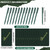 Faccito 24 Pcs Memoranda Notebook and Pen Set Green Tactical Military Record Notebook 3.3" x 5.5" Mini Army Utility Notepad Memo Book for Outdoor Recording School First Responder (Classic Style)