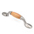 First Family 3-Inch Pull, Satin Chrome with Oak Inset