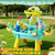 NOPROB 2027 Upgraded Toddlers 1-3 Water Table with Electric Pump, Kids Water Table with Faucet Play Food Accessories Fishing Toy, Kitchen Play Sink Toys for Girl Boy Age 3+ (Blue)