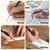 Enhon 2mm Mechanical Carpenter Pencil Set with 12 Marker Refills and Sharpener, Woodworking Marking Tool Solid Deep Hole Construction Pencil, Extended Needle-Nose Tip for Use in Jobs (Black)