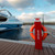 23" Life Ring Buoy w/ 98.4 FT Floating Rope, Boat & Pool Safety Throw Ring