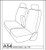 Durafit Seat Covers, Made to fit 2005-2006 Tundra 40/60 Bench Dark Gray Twill Automotive Fabric