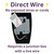 JERDON Wall-Mount Hair Dryer – White - Direct Wire Only - Hotel Style Wall Mounted Hair Dryer – Model JWM8CD