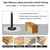 SICWOOD Extra Long Flush Trim Router Bit 1/2 Shank, 3-Inch Height X 1/2-Inch Diameter, Carbide Tipped, Top Bearing Template Flush Cut Trim Router Bit, for Woodworking Trimming