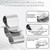 50 Pcs Trailer Wire Clips, Stainless Steel Trailer Wiring Clips 0.88 Inch/22.5 mm Wire Clamps Solar Panel Drainage Clip for Boat Cargo Camper Snowmobile Trailers