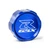 MOWOK For Suzuki GSX-R Gsxr 600 750 1000 GSX-R750 gsx-r600 gsx-r1000 Motorcycle Front Brake Fluid Reservoir Protection Cover and Reservoir cap sock Oil filler cap (Blue)