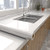 tiltil Shiny White Wallpaper Glossy Self-Adhesive Removable Wallpaper 15.8" x 78.7" Waterproof Countertop Paper White Contact Paper for Cabinet Countertop Furniture Kitchen Vinyl