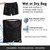 Ornadi Antimicrobial Wet Gym Clothes Bag Waterproof Bacteria Odor Control