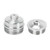 Billet Oil & Fuel Filter Silver 1/8" NPT Port Caps - Compatible with 2003-2007 F-ord Powerstroke Diesel 6.0 F250 F350 F450 F550 6.0L Powerstroke Diesel - Silver (Pack of 2)