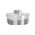Billet Oil & Fuel Filter Silver 1/8" NPT Port Caps - Compatible with 2003-2007 F-ord Powerstroke Diesel 6.0 F250 F350 F450 F550 6.0L Powerstroke Diesel - Silver (Pack of 2)