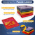 Puzzle Sorting Trays - 6X Puzzle Organizer for Sorting 1000 Pieces up to 4800 Pieces, Stackable Jigsaw Accessories for Adults