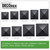 Decorex Hardware 7.5x7.5 Aluminum Pyramid Post Cap for 7.5x7.5 Wood Posts — Heavy-Duty Cast, Rounded Safety Corners, Stainless Screws, Powder-Coated Black Deck & Fence Cap