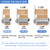 Cylinnda 5/8" Zinc Alloy Cam Locks (8 Pack) with Keys - Keyed Alike Set for Mailbox, Toolbox and Pickup Trucks